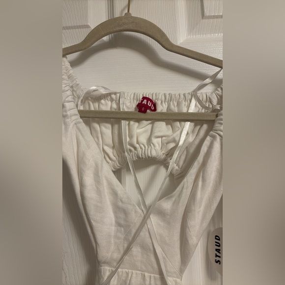Staud Coliseum Dress, size 0, NWT, white - Picture 6 of 7